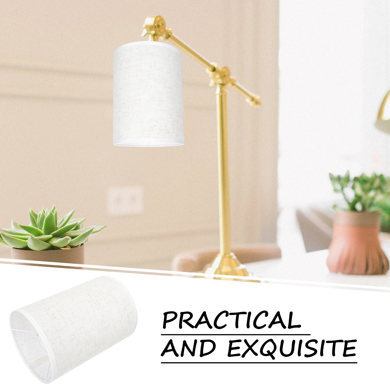 

Creative Cloth Craft Lampshade Exquisite Light Cover For Bedroom Living Room Simple Table Lamp Cover Dustproof Insect Resistant