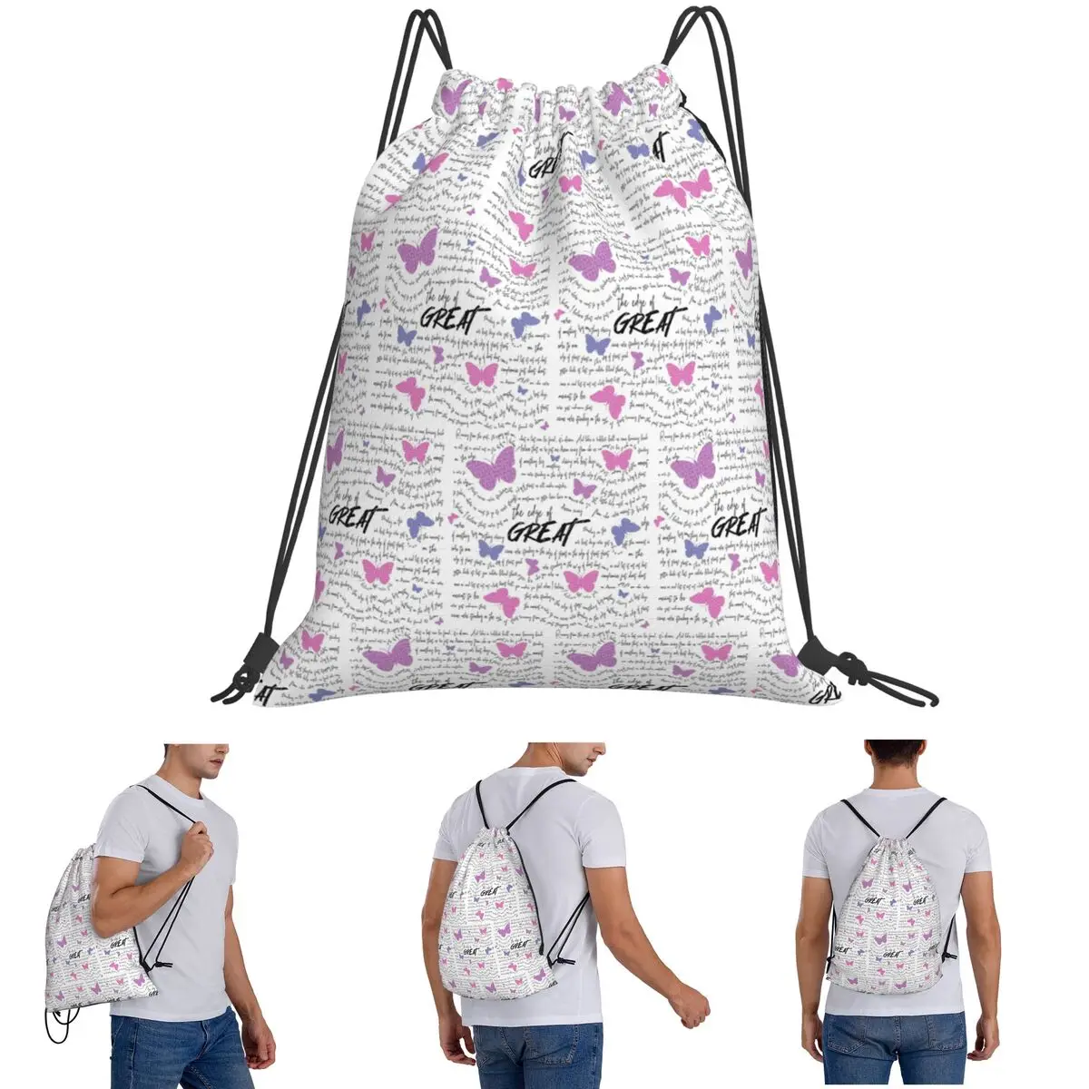 

Рюкзаки Edge Of Great Julie And The Phantoms, повседневные портативные рюкзаки на шнурке, карманные сумки для обуви, сумки для книг для путешествий, студентов