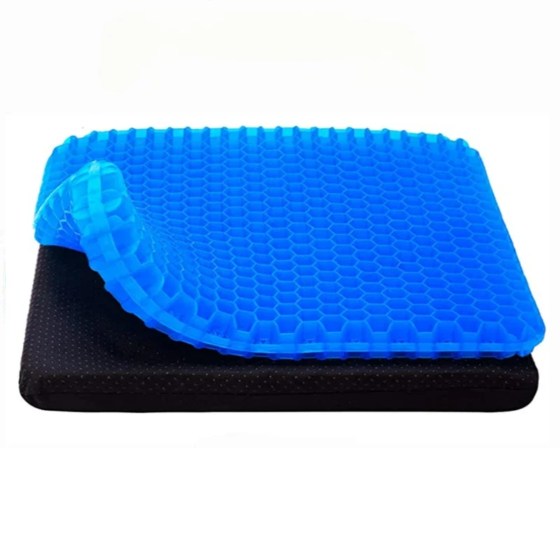 

Gel Seat Cushion Gel Summer Cushion for Pressure Relief Breathable Chair Pad Car Seat Office Chair Soft Cushion