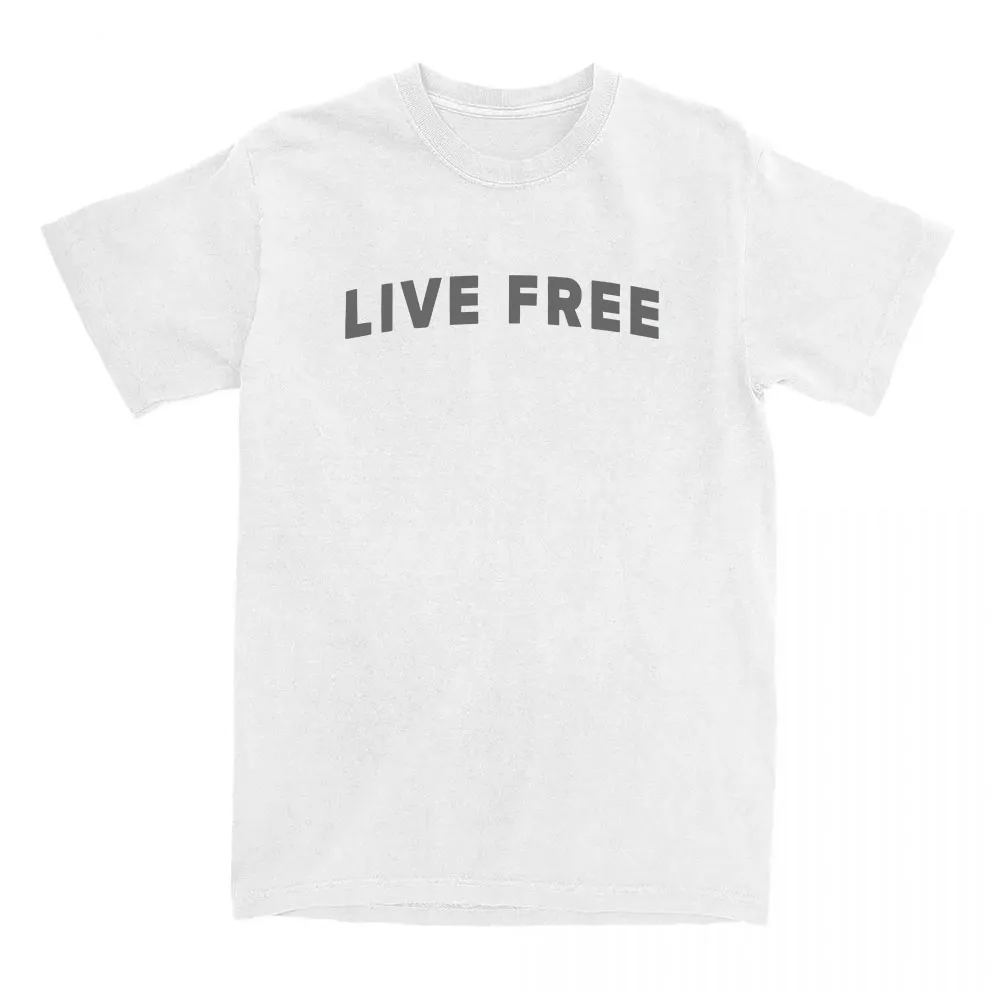 

The Live Free Tee America Celebrity Charlie Kirk Tshirt Cotton Loose Casual Women/Men T-shirt Fashion O-neck Soft Female T Shirt