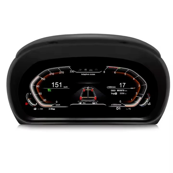 

12.3" IPS Car Dashboard Instrument Cluster for 3 Digital Cluster for F30 2013-2018 Cluster Dashboard with HUD Function