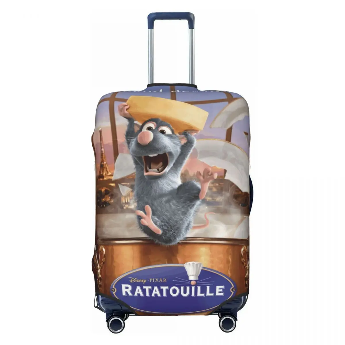 

Animated Film Ratatouille Remy Suitcase Cover Dust Proof Cartoon Travel Luggage Covers for 18-32 inch