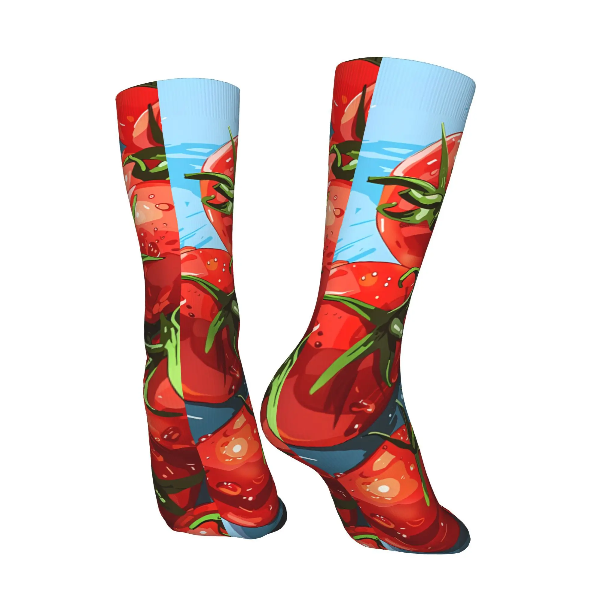 Tomato  Socks Male Mens Women Spring Stockings Polyester