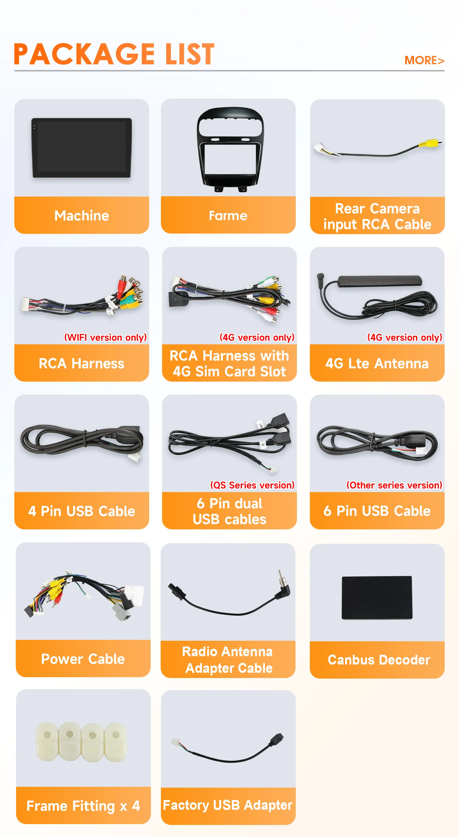 HIZPO Car Radio Android Auto CarPlay for Dodge Journey 2011 - 2019/ FIAT Freemont 2012 - 2014 Multimedia GPS SWC  Ship From US view 2