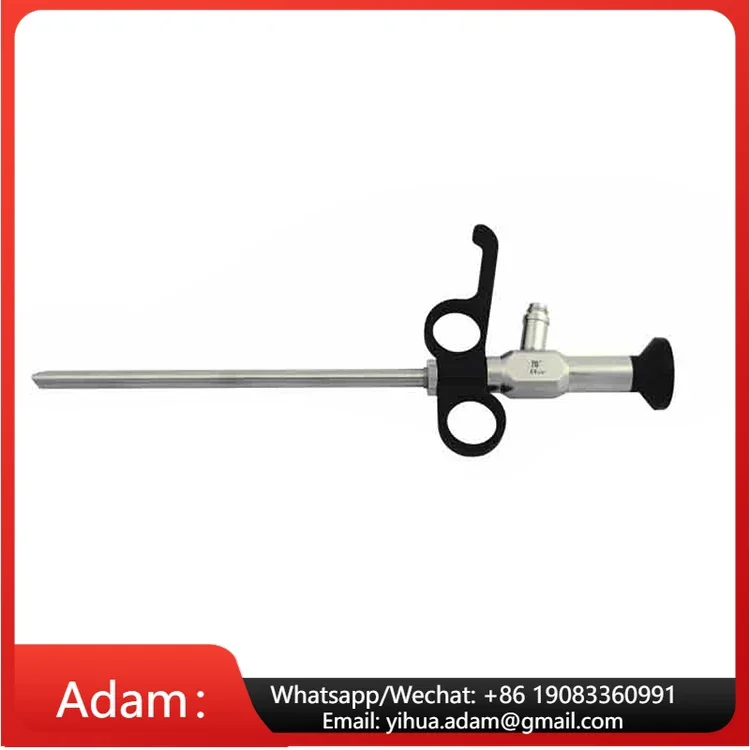 

Wanhe Rigid ENT Laryngoscope Camera, Medical Endoscope Laryngoscope 70 Degree 8*178mm