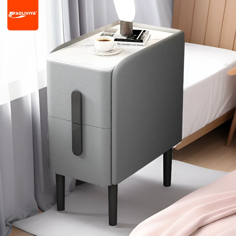 AOLIVIYA Compact Small Creative Bedside Storage Cabinet A60 Modern Practical Stylish Bedroom Simple Multi-functional Shelf