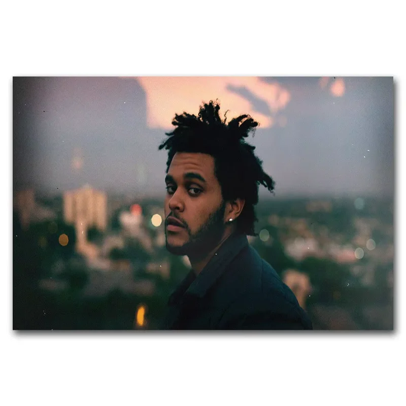 ウィークンドシンガーヒップホップラップミュージック2シルクアートポスター、ウォールステッカー、デコレーションギフト、ホット