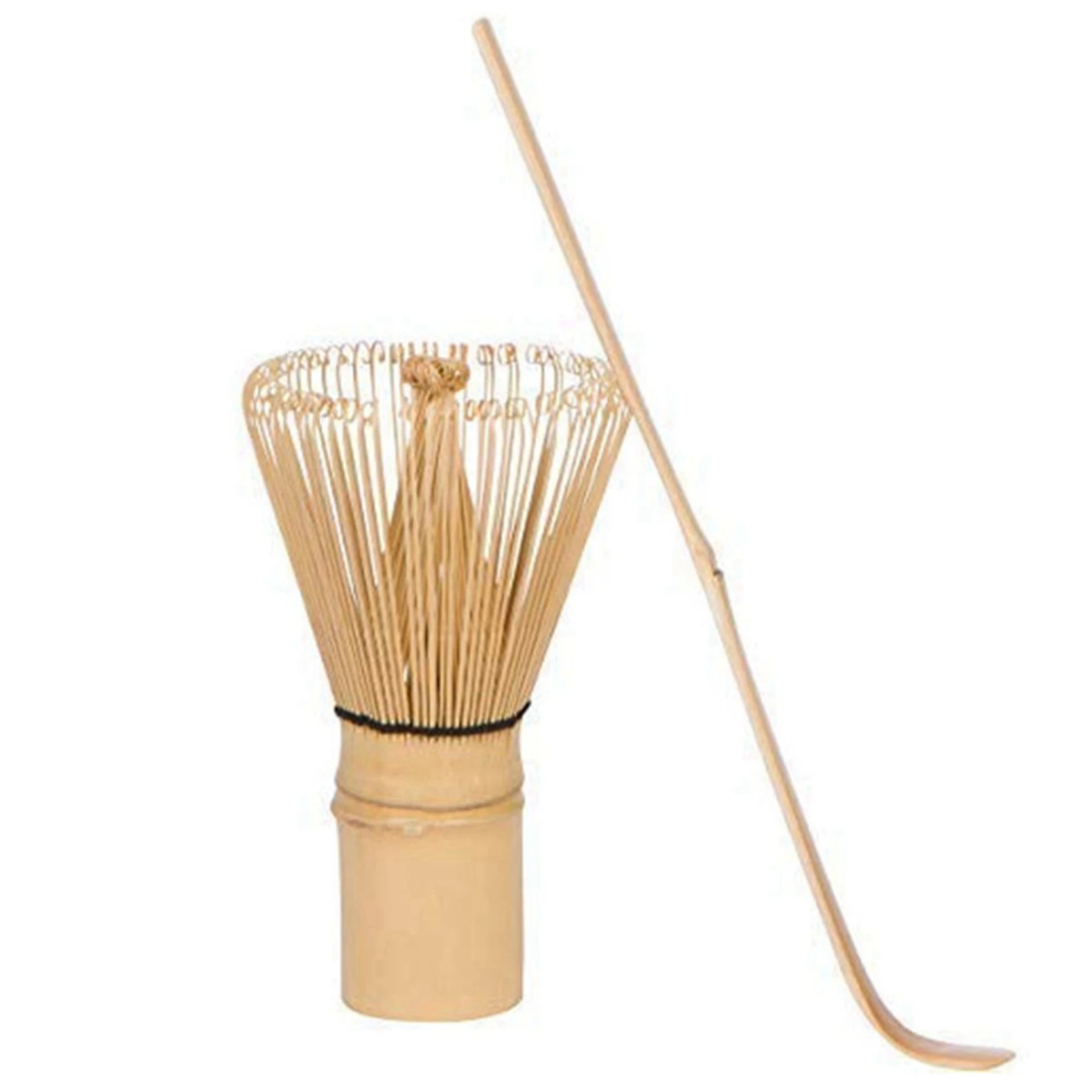 

LICE-2X Matcha Green Tea Whisk Set - Whisk+Scoop+Tea Spoon+Black Whisk Holder