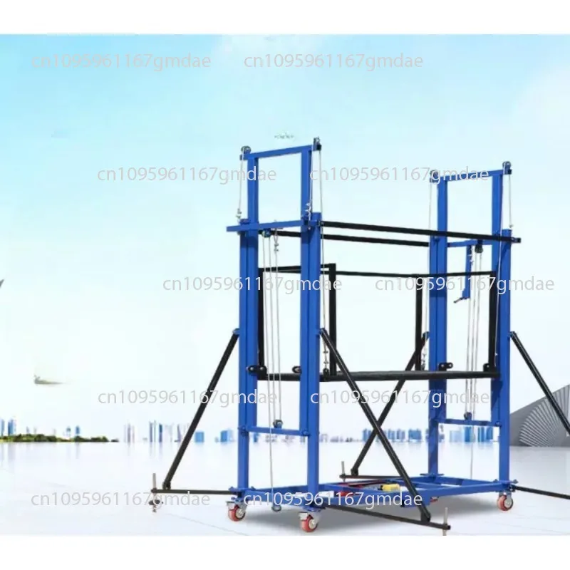 Electric scaffolding foldable mobile lifting platform fully automatic remote control hoist