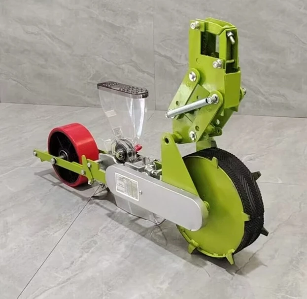 Traction vegetable seeder, cabbage, radish, medicinal materials, small multi-functional fine seeder, planting