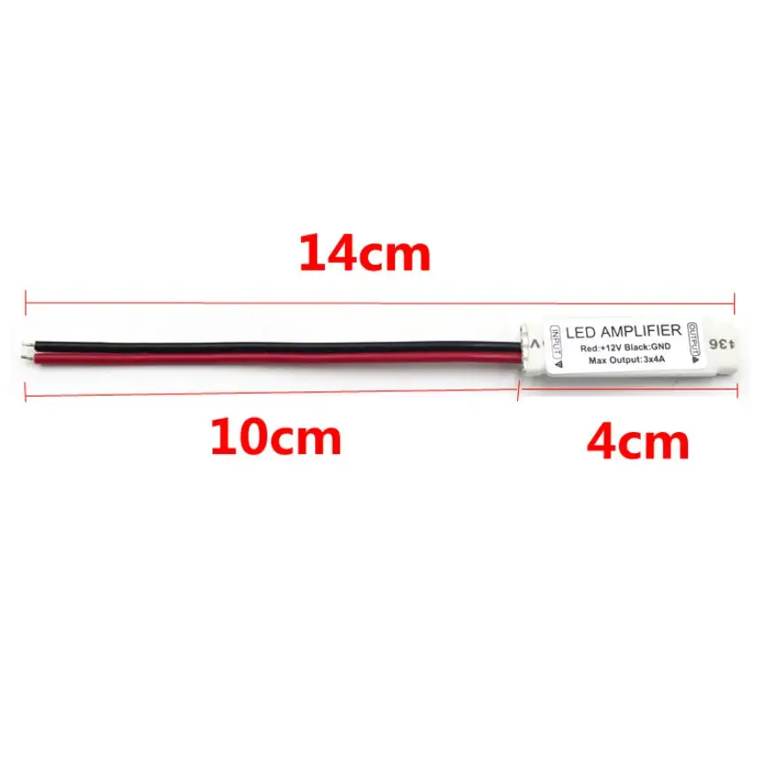 DC 12V/24V Mini LED Controller 4Pin 5Pin LED Amplifier Channel Ultra Slim Portable Signal Repeater For RGB RGBW Led Strip Light