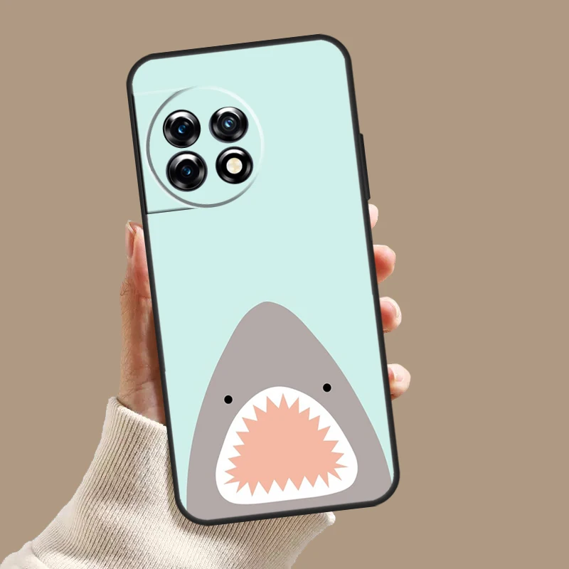 Чехол Whale Sharks для OnePlus Nord 5 CE 3 4 Lite N20 N30 OnePlus 15 13 12 11 10T 13T 13R 8 9 10 Pro Cover