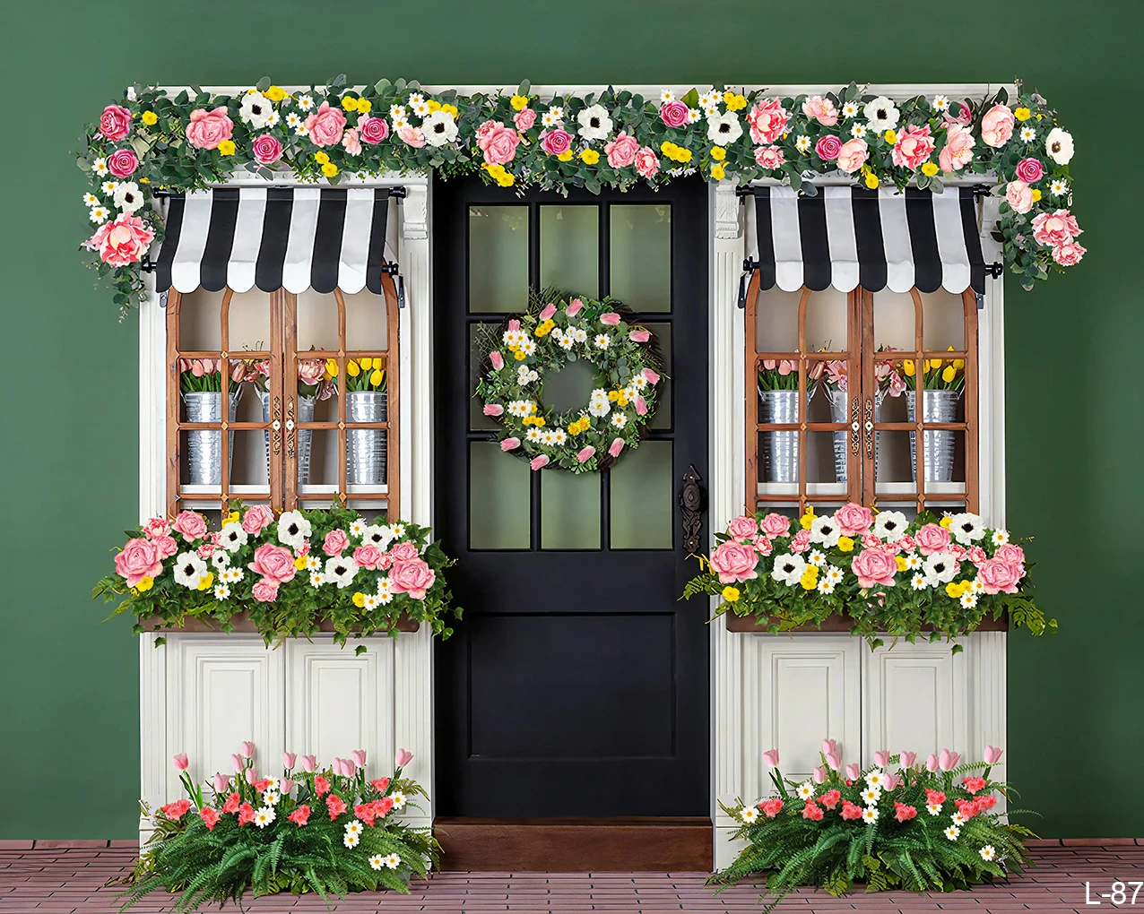 용수철 해피 부활절 텐트 토끼 캠핑 배경 사진, 어린이 초상화 나무 문짝 꽃 식물 배경 포토존