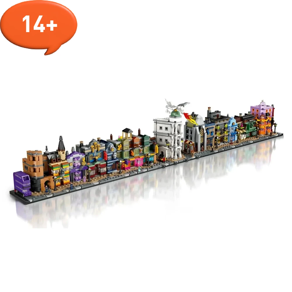 

NEW 2025 IN STOCK 2750pcs Alley Shop Classic Scene Model Bricks Desktop Decoration Kids Diy Toys Birthday Christmas Gift