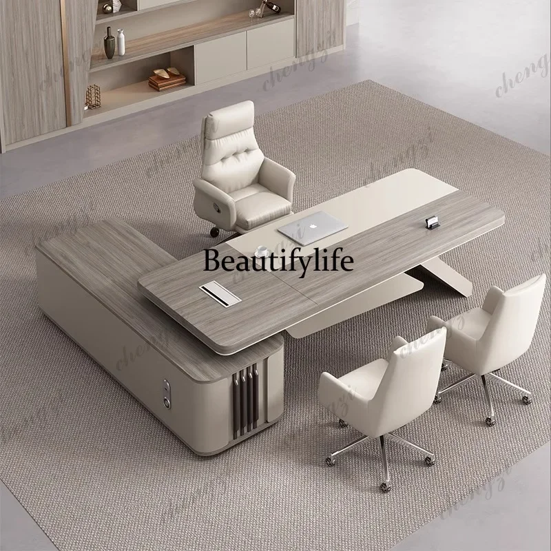 P182 P182 Manager Atmospheric Office Desk Large Popular Modern Leadership Office Desk Reception Office Furniture Der Schreibtisc