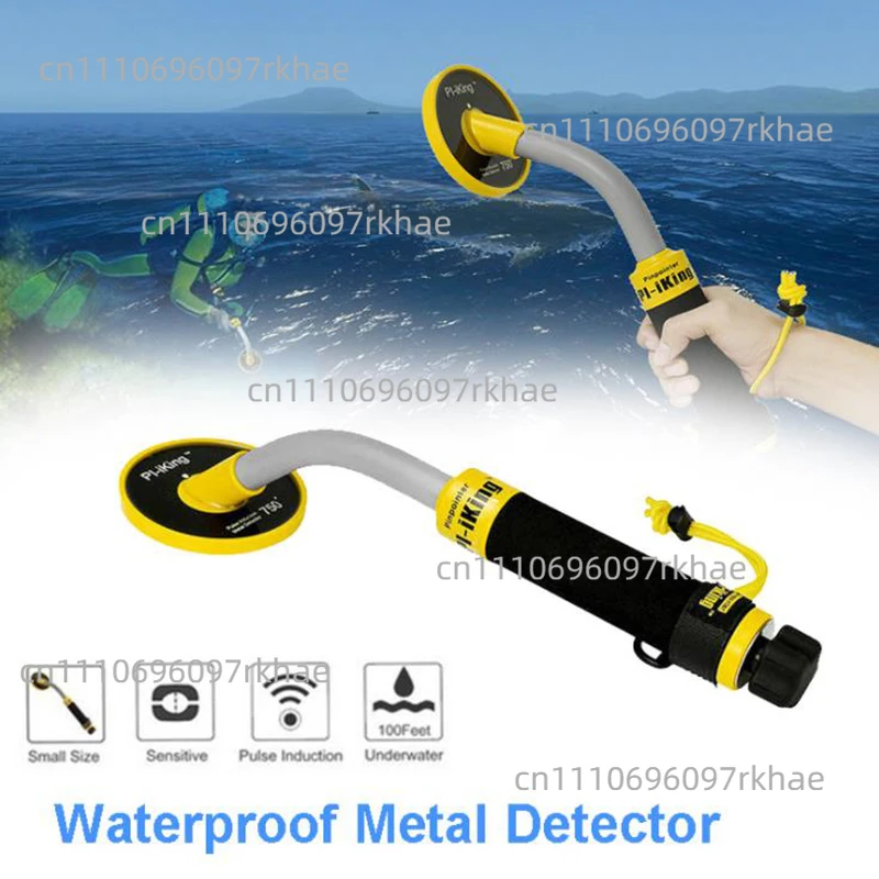 PI Underwater Metal Detector Waterproof Metal Finder 30m Targeting Pinpointer Pulse Induction