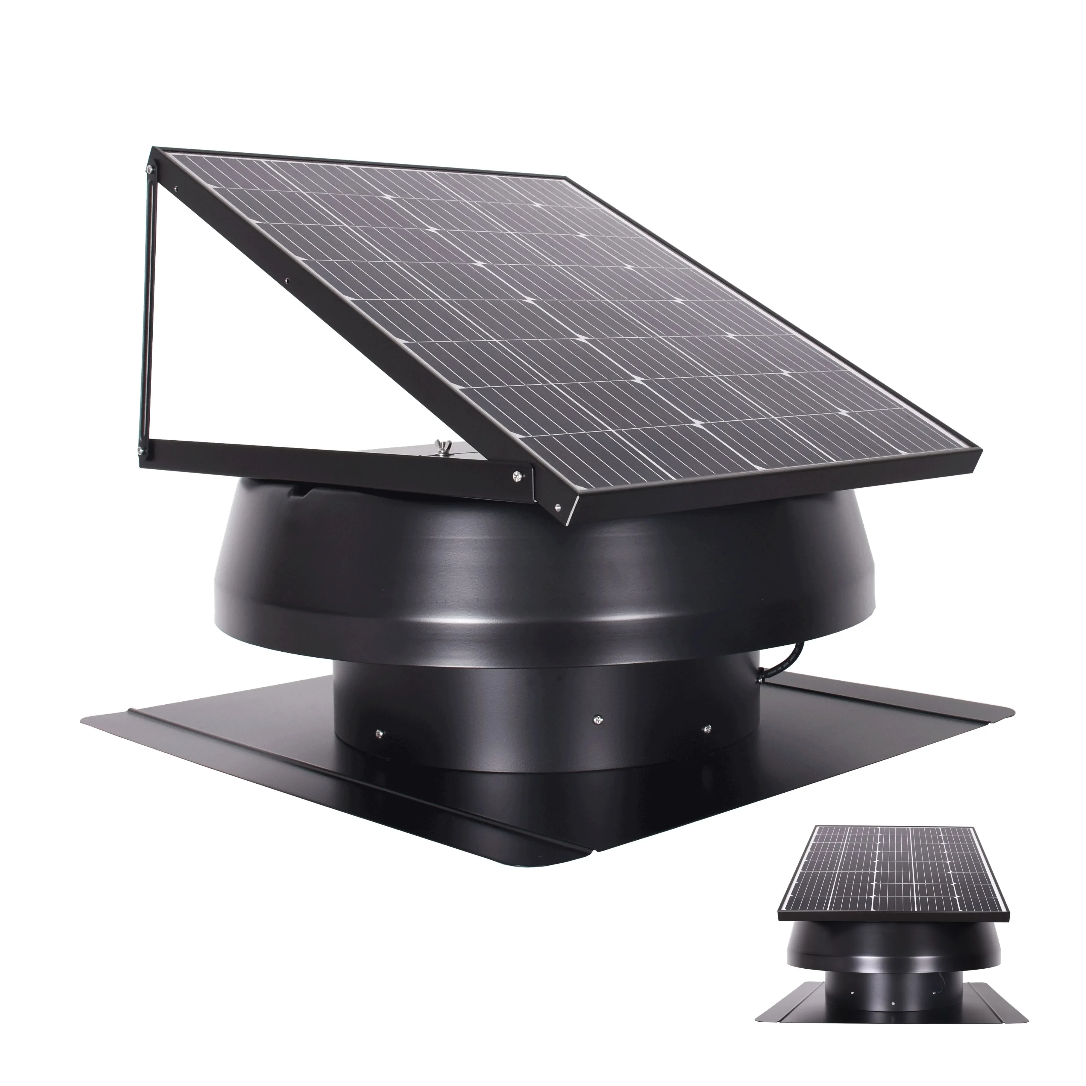 Eco Vent Tools Ceiling Exhaust Fan Attic Air Ventilation DC Cooling Fans 60W Solar Powered Heat Extraction Roof Turbo Fan System