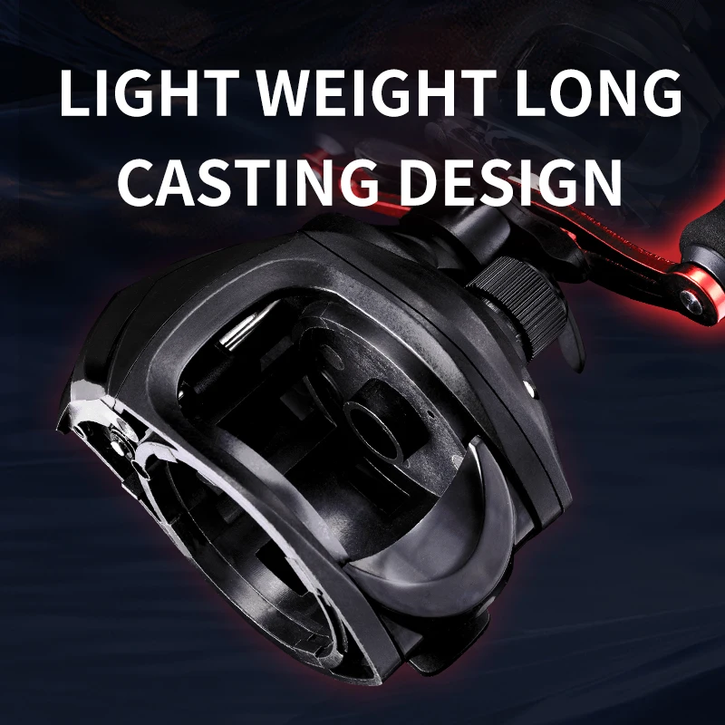 Rooblinos AC Baitcasting Reel Saltwater Freshwater Fishing Reels Max Drag 8KG Light Surf Cast Reel Baitcaster Reels image 3