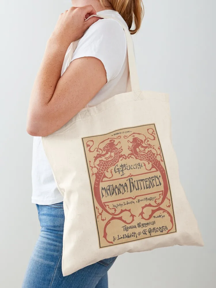 

Madama Butterfly Tote Bag tote bags men Women's shopper Customizable tote bag Big bag
