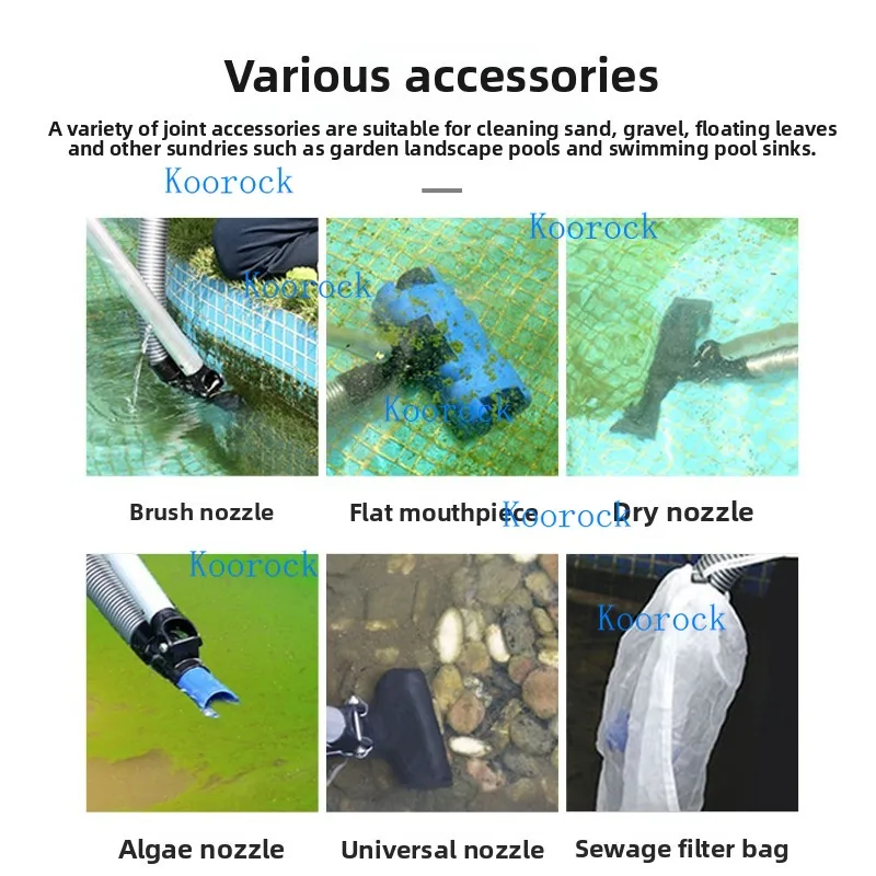 HiLive Pool Pond Bottom Vacuum Powerful Sludge Removal Tool for Efficient Underwater Cleaning view 4