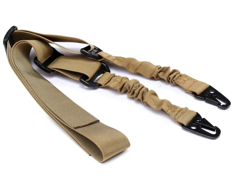 

Points Adjustable Two Tactical Hunting Airsoft Rifle Sling Strap Paintball Gun Strap Nylon Military Weapon Gun Strap 3 Colors