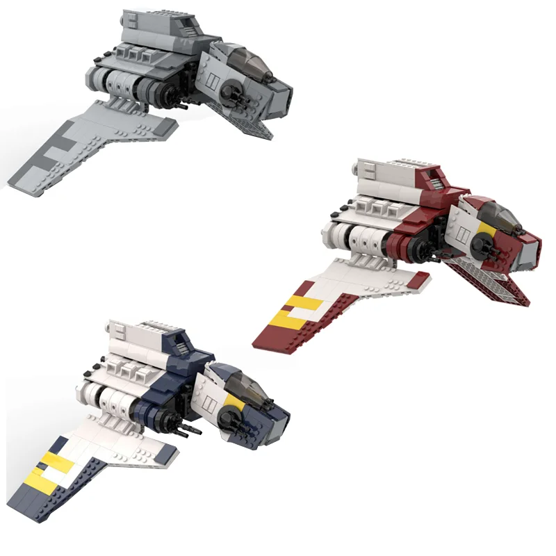 

MOC 803PCS building blocks celebrity movie star attack space shuttle DIY creative children's toy birthday gift fighter model