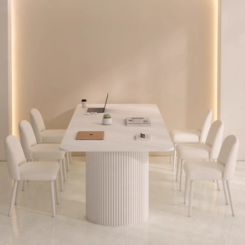 #for 120 140 160 180 200 220 240 Cm Cream Style Rock Slab Countertops Conference Table Desk Luxury Meeting Tables Negotiation