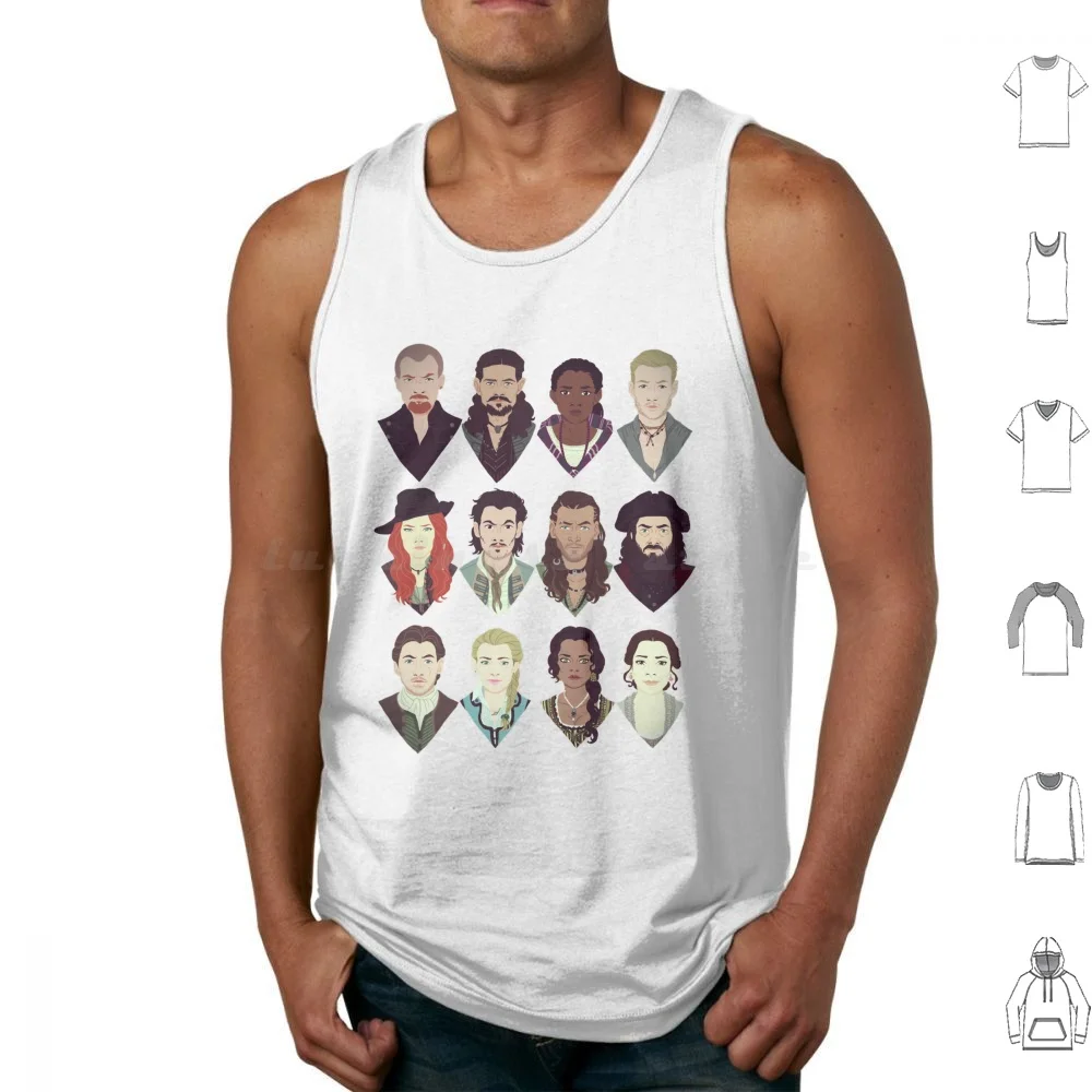 Black Sails Characters Tank Tops Print Cotton Billy Billy Wilder Movie Jack Jack Lemmon Billy Jack Classic The Apartment