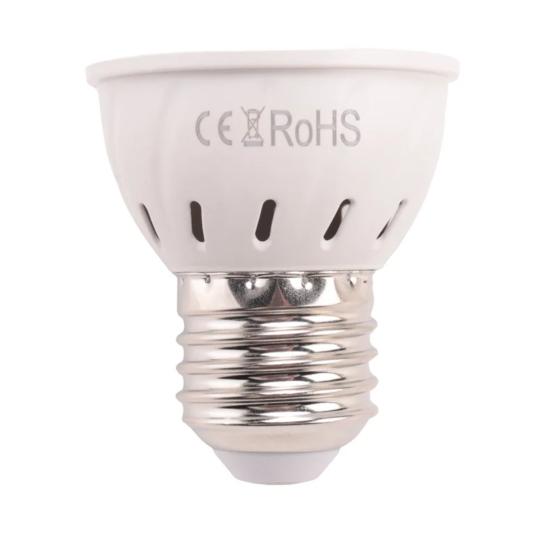AB45 2X E27 80 LED Lampada per coltivazione di piante LED Spettro completo Lampadine per la crescita Piantina Fiore Phyto Lampada per piante idroponiche da interno