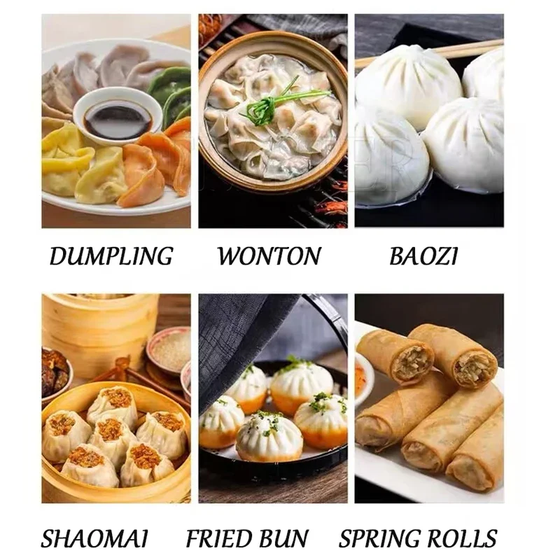 Stainless Steel Dumpling Wrapper Machine Small Imitation Handmade Dough Equipment
