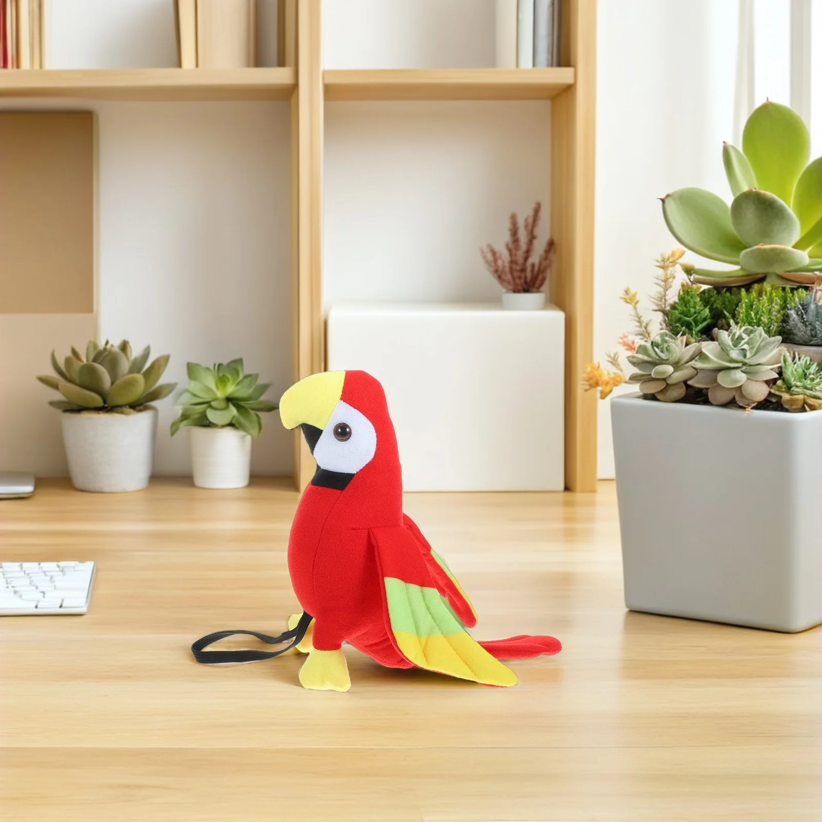 

3Pcs Artificial Parrot Shoulder Prop Detailed Pirate Costume Addition Festive Atmosphere Enhancer for Halloween Carnival