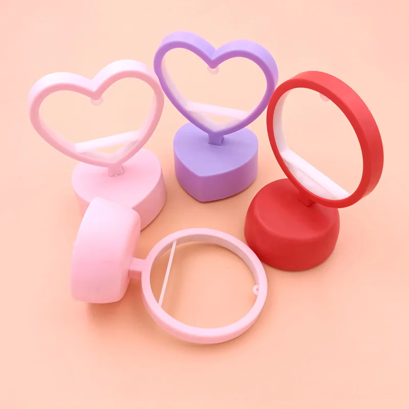 1Pc Fun Bedroom Children Children's Toys Timing Sleep Light Heart-shaped Lamp Night Light