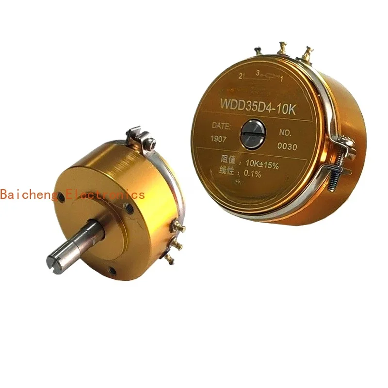 1PCS Single turn conductive plastic potentiometer WDD35D4 1K 2K 5K 10K linear 0.1