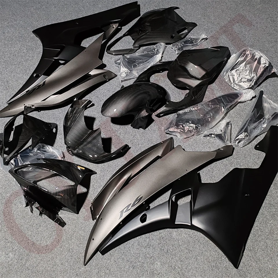 Carbon Fibre Motorcycle Fairing for YAMAHA YZFR6 YZF R6 2006 2007 Bike Fairings Kits YZF-R6 06 07 Bodyframe Cover Backseat Shell view 5