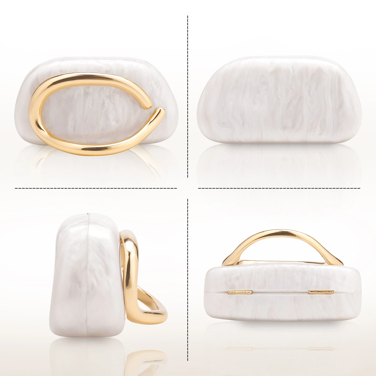 Acrylic Women\'S Handbag Versatile Accessory For Parties Shopping Evening Events