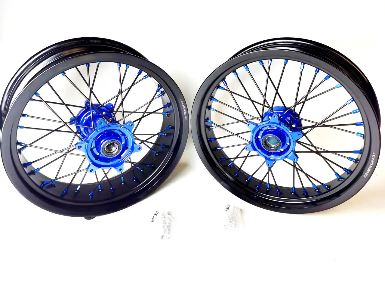 High-lift vehicle spare parts, motorcycle spoke rims, 17-inch supermotorcycle wheels