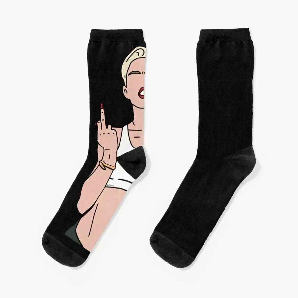

Gifts Idea Miley Cute Gift Socks cotton with print heated Socks Ladies Men's