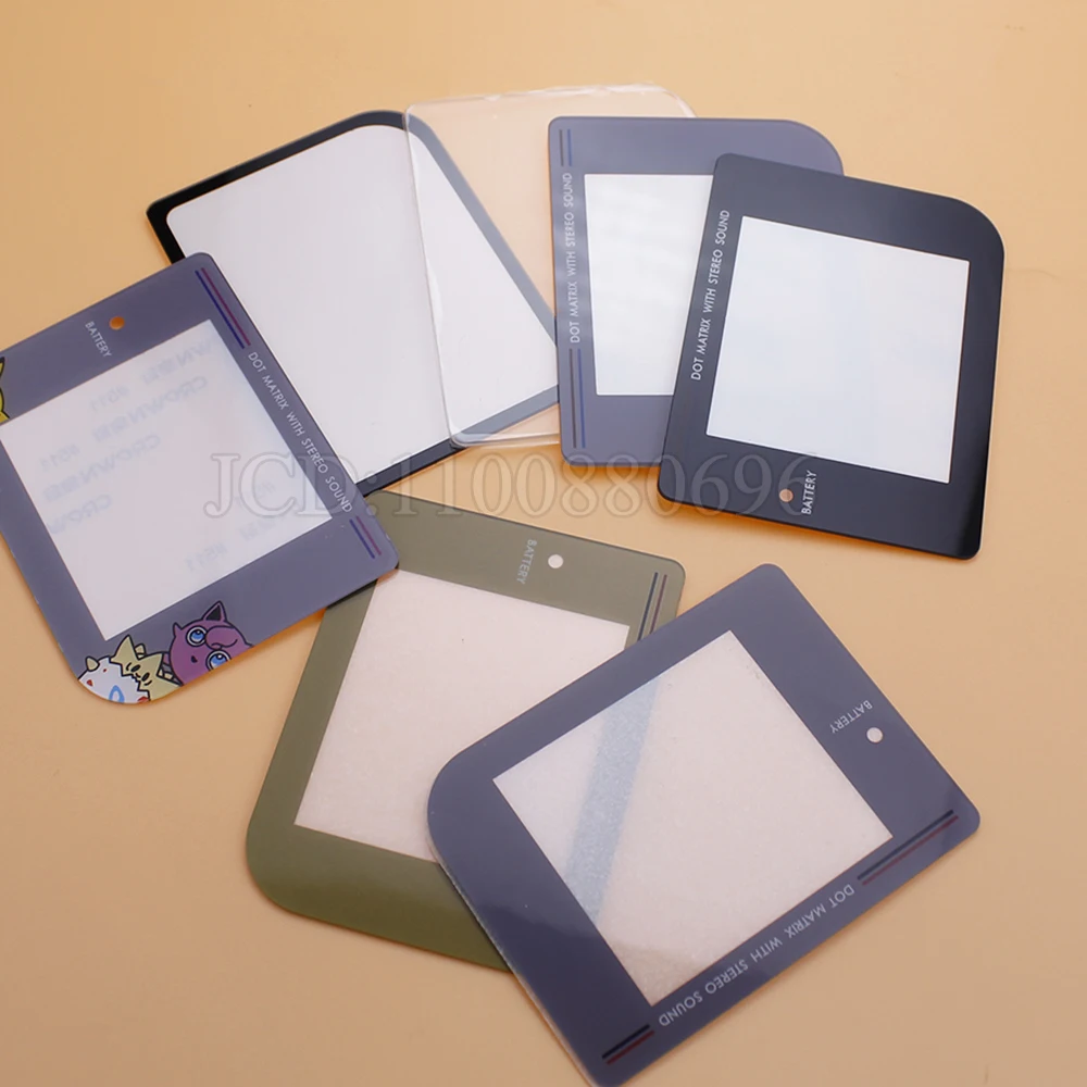 Nova lente de tela de vidro para zero DMG-001 para gb vidro plástico com adhensive DMG-01 lente capa para gameboy lente de plástico