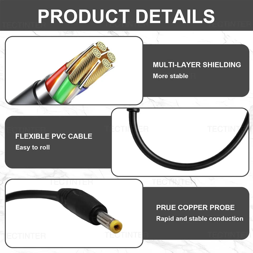 USB Type-C Charging Cable Adapter for Playstation PSP1000/2000/3000 Game Console with LED Convert Power Supply Wire Cord - view 3