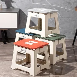 2024 Hot Netflix Thickened Folding Stool Mini Portable Outdoor Picnic Camping Chair Portable Bench Train Mat Stool Large