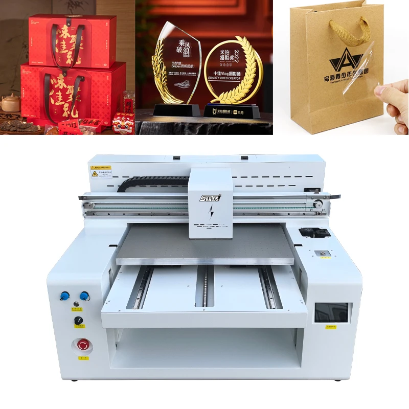 XP600/TX800/I1600/I3200 head high resolution UV textile ink uv flatbed printer applications for acrylic glass