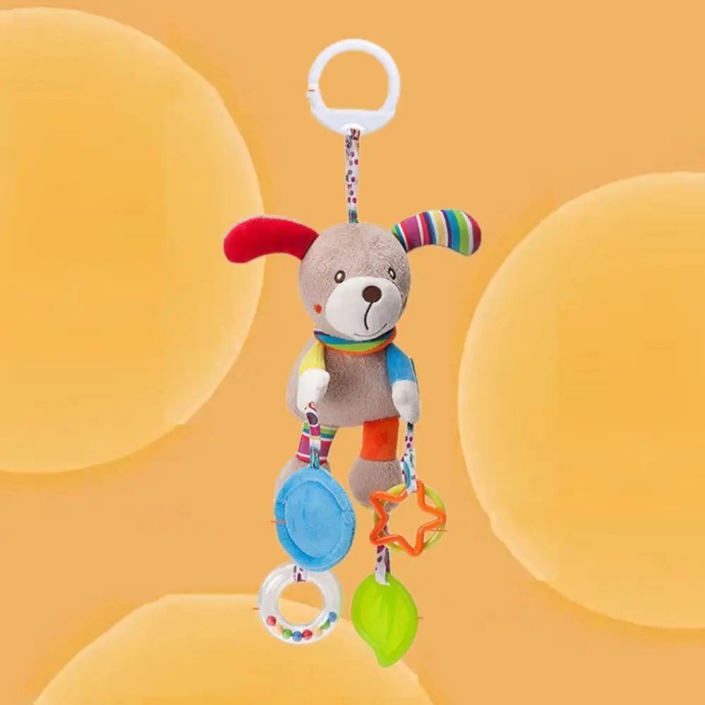 Design carino Sonaglio per bambini Giocattoli Afferrare la capacità Materiale di formazione Passeggino Giocattoli appesi Campana Giocattoli Peluche Ciondolo per culla infantile