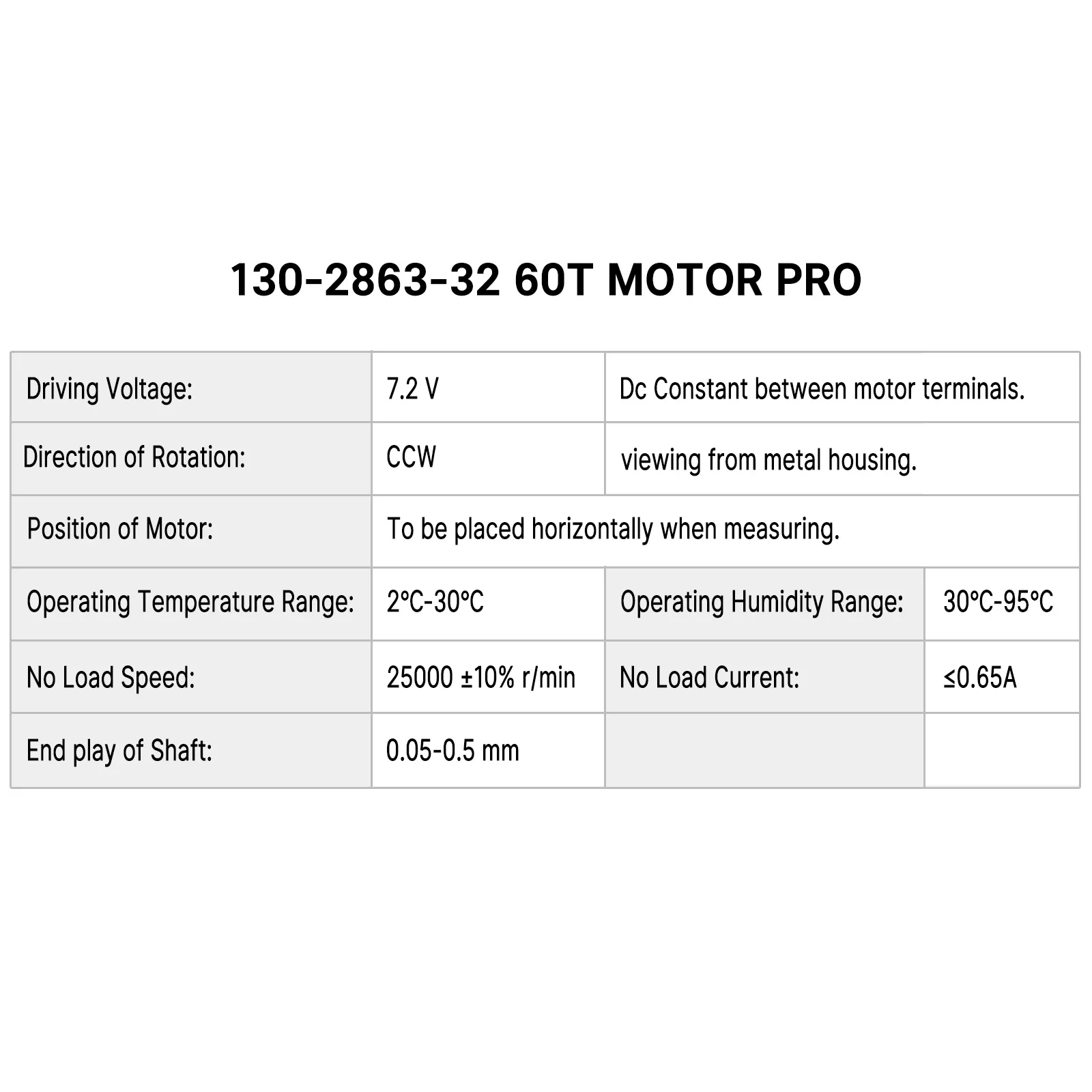 INJORA 130 Brushed Motor 60T 80T with Stainless Steel Pinion for 1/24 RC Crawler FMS FCX24 Upgrade (INM12)