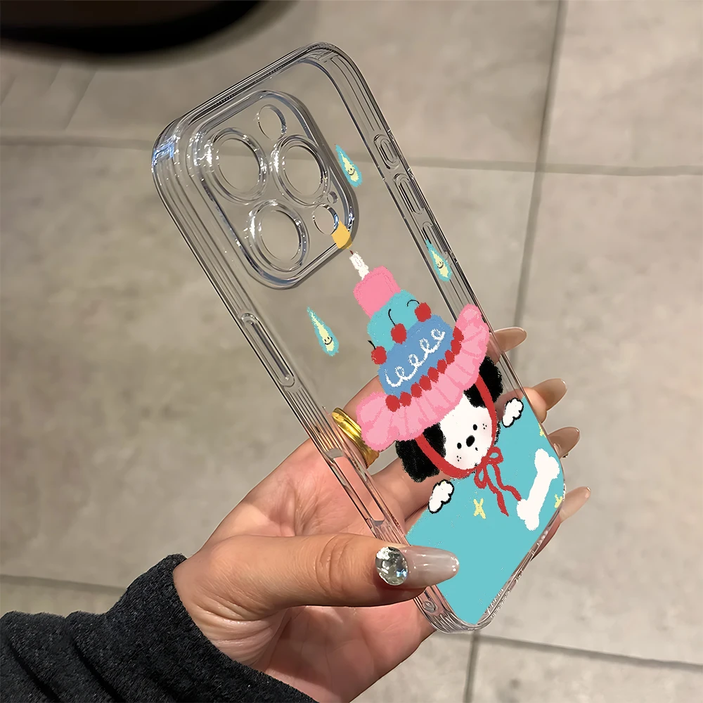 Brush style cake Silicone Phone Case for iPhone 17 16 15 14 13 12 11 Pro Xs Max Air Mini 7 8 6 6s Plus SE 2020 2022 Cover