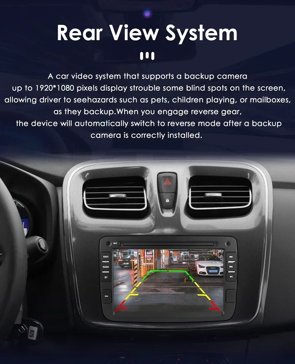 Android Car Radio for Dacia Duster Logan Sandero Renault Captur Symbol Dokker carplay Car Stereo Multimedia Audio Player Wifi