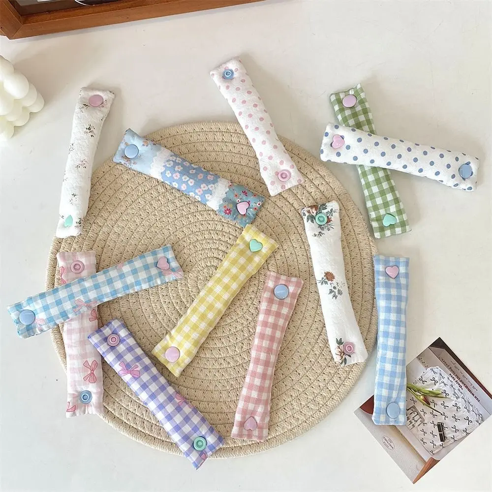 Practical Flower Pattern Data Cable Management Reusable Cloth Data Cable Storage Tape Removable Cute Wire Organizer Office