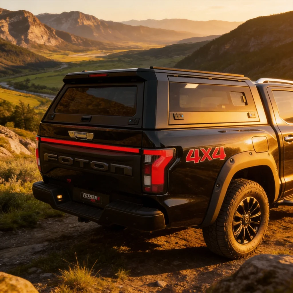 

Водонепроницаемый алюминиевый кемпер-топпер 4x4 для пикапов с креплением на рейлинги для BYD Shark 6, Range F150, Tacoma, NP300