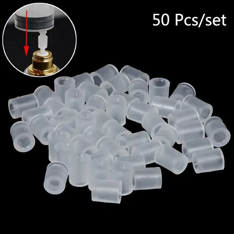 50 adet Parfüm Dağıtıcı Araçları Şırınga Özel Iğne Mini Taşınabilir Dağıtıcı Aracı Parfüm Dönüştürücü Parfüm Adaptörü Dağıtıcı