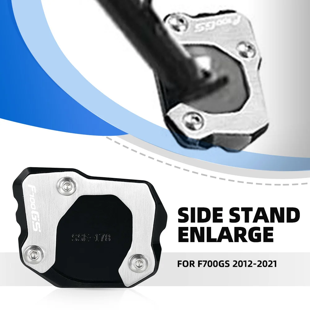 

Motorcycle For BMW F700GS 2012-2018 2019 2020 2021 Parts Foot Side Stand Enlarger Plate Kickstand Enlarge Extension Accessories