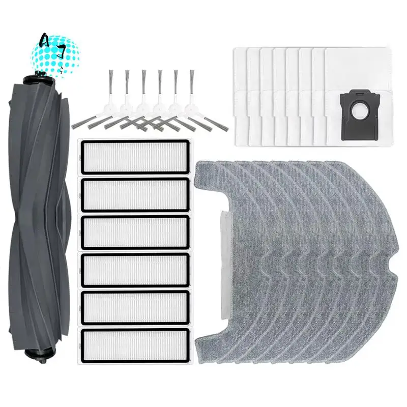 

A07F-Replacement Parts For Dreame D10 Plus Gen 2 RLD32GD Robot Vacuum Accessories Main Side Brush Filter Mop Rag Dust Bag
